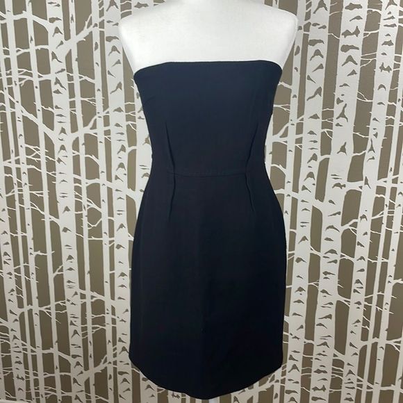 Talbots Dresses & Skirts - NEW Talbots Petites Black Strapless 100% Wool Mini Dress sz 8P